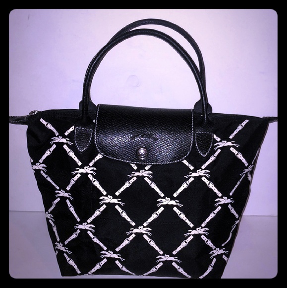 longchamp printed tote